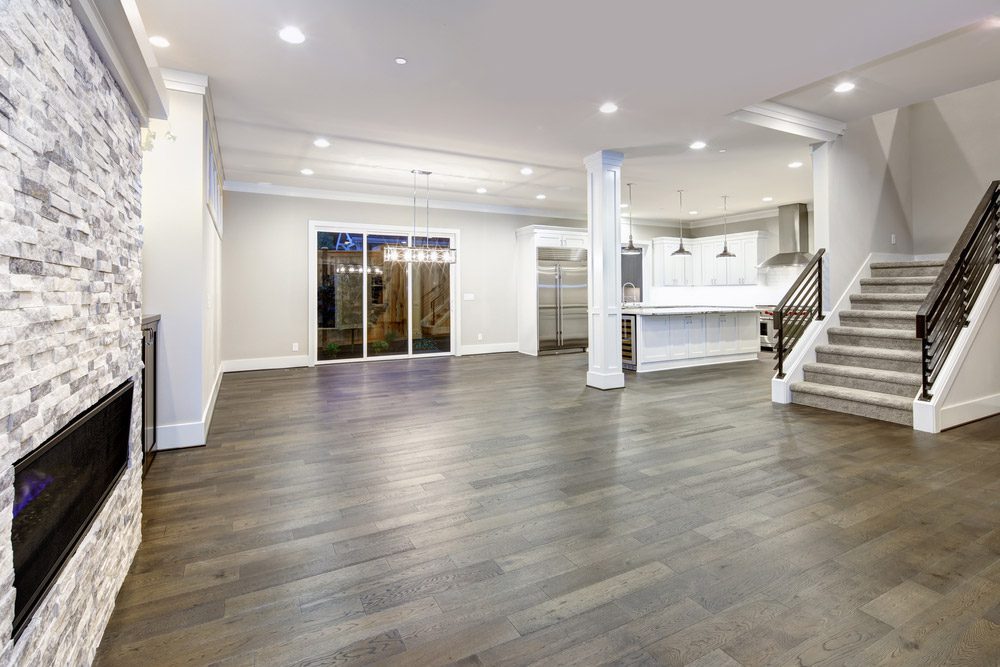 Example of hardwood flooring installation reflecting typical $6-$12 per square foot material cost
