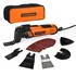 JORGENSEN corded oscillating multi-tool with 16-piece blade set