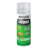 Rust-Oleum clear gloss lacquer spray can