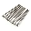 Long wood screws for door hinges, satin nickel #9 x 3 inch, 24-pack