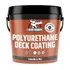 Liquid Rubber polyurethane deck coating can