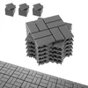 EchoDeck interlocking patio deck tiles 44-pack dark grey