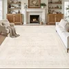 Luxturiy 8x10 Neutral Washable Area Rug (Beige)