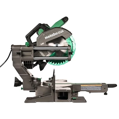 Metabo HPT 10-Inch Sliding Dual Bevel Miter Saw, 12-Inch Cut Capacity