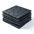 Plastic interlocking deck tiles 44-pack waterproof pebble grey