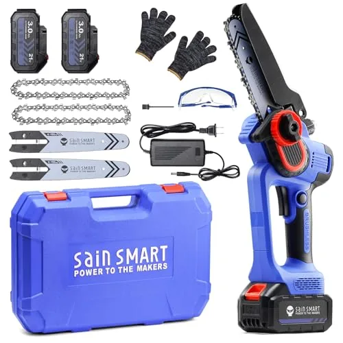 SainSmart 6-inch cordless mini chainsaw SainSmart 6-inch cordless mini chainsaw