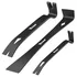 Titan 3-piece flat pry bar set with nail puller for removing nailing flange