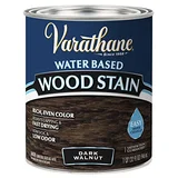 Varathane Water Based Wood Stain, Dark Walnut can, 1 quart Varathane Water Based Wood Stain, Dark Walnut can, 1 quart