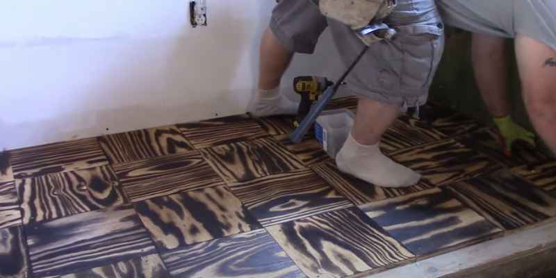 Burned Plywood Flooring: Unique & Stylish Option