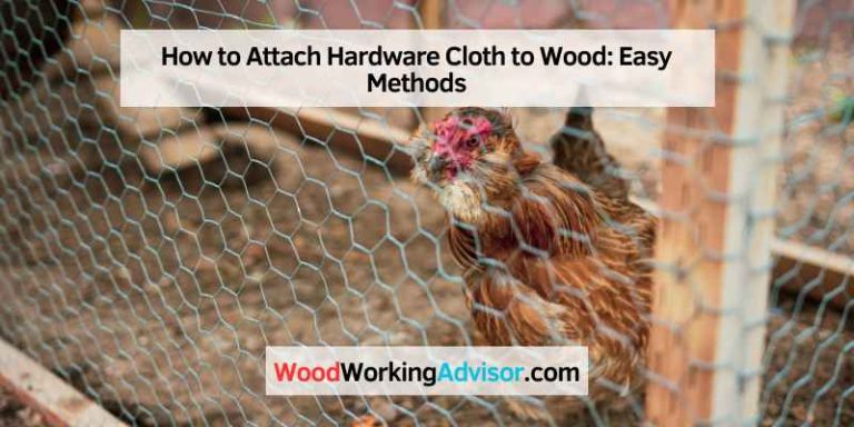 How to Attach Hardware Cloth to Wood