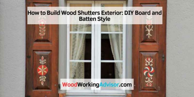 How to Build Wood Shutters Exterior