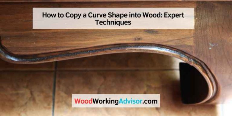 How to Copy a Curve Shape into Wood