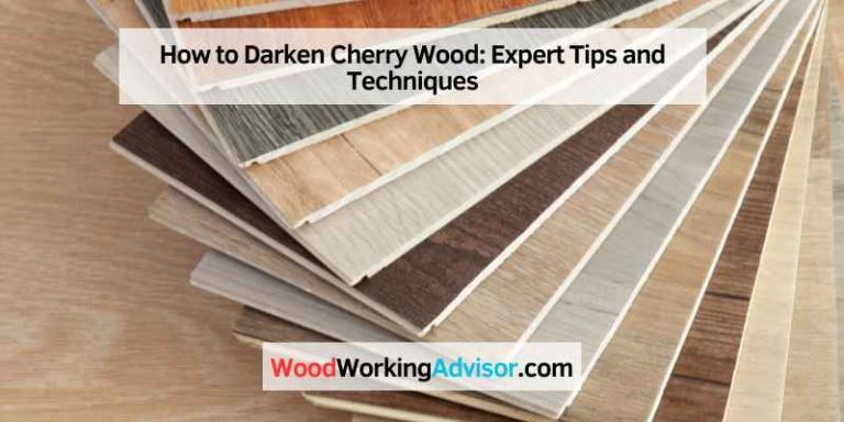 How to Darken Cherry Wood