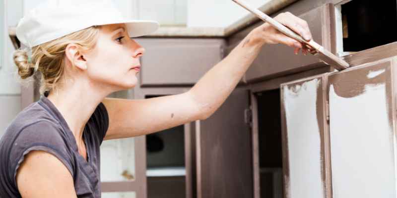 How to Get Paint off Wood Cabinets
