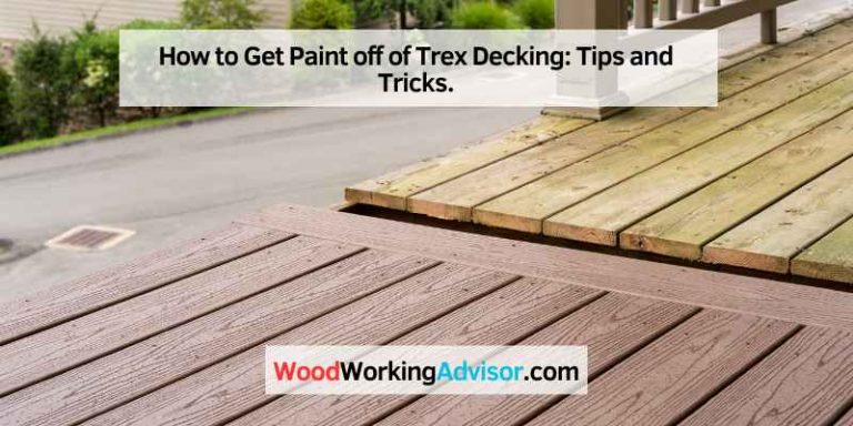 How to Get Paint off of Trex Decking