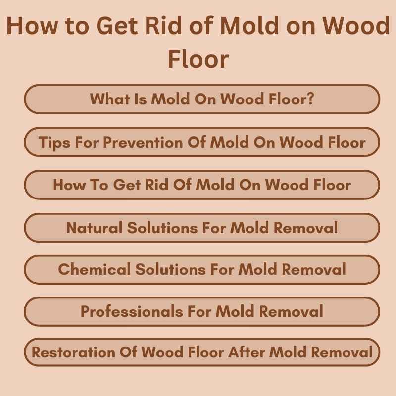 How to Get Rid of Mold on Wood Floor