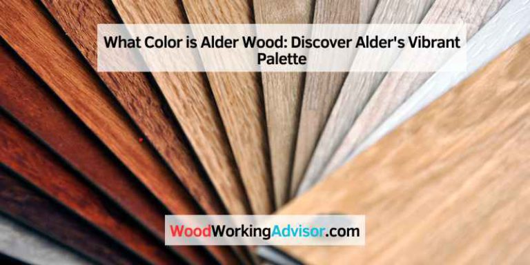 What Color is Alder Wood