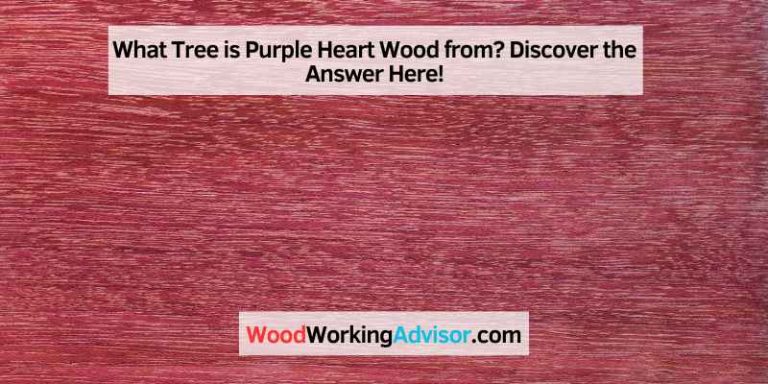 What Tree is Purple Heart Wood from