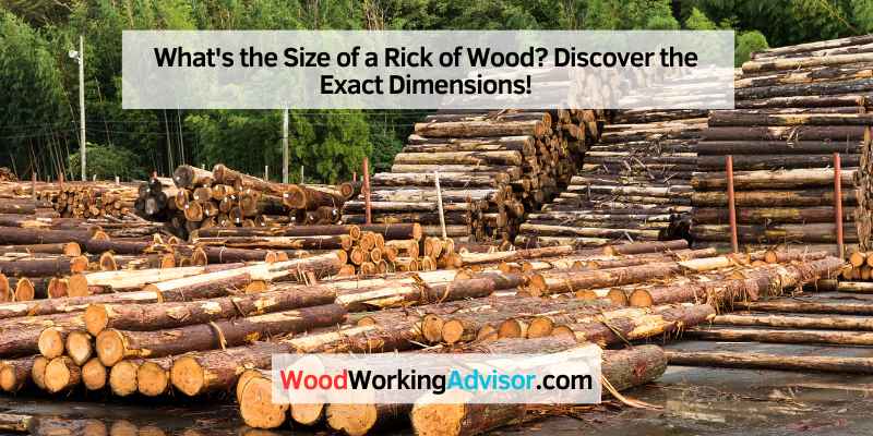 What's the Size of a Rick of Wood
