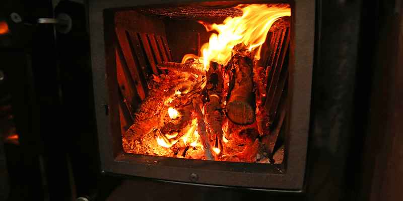 Wood Stove With a Blower