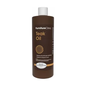 Furniture Clinic Teak Oil, Protects Indoor & Outdoor Wood Furniture
