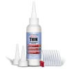 Starbond Super Fast Thin, Premium Instant CA (Cyanoacrylate Adhesive) Super Glue Plus Extra Cap and Microtips, (for Woodturning, Pen Turning, Hobby, Stabilizing, Finish, Inlay) (4 Ounce)