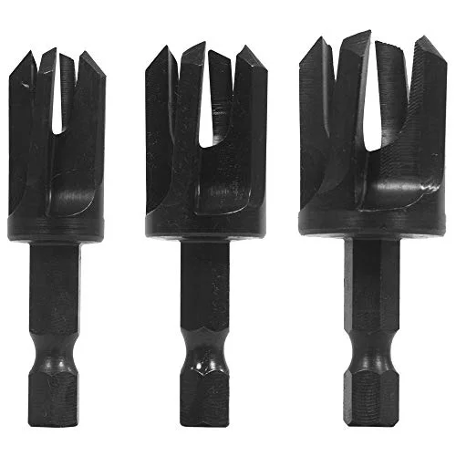 Make it Snappy Tools 3-piece tapered wood plug cutter set