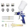 Budget HVLP spray gun with replaceable nozzles