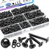 Self-tapping screw assortment kit for attaching wood to metal