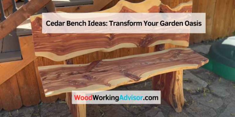 Cedar Bench Ideas