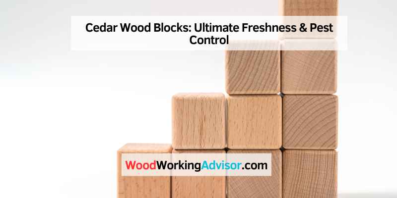 Cedar Wood Blocks