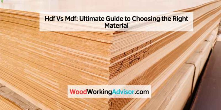 Hdf Vs Mdf