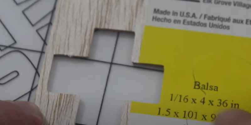How To Cut Balsa Wood