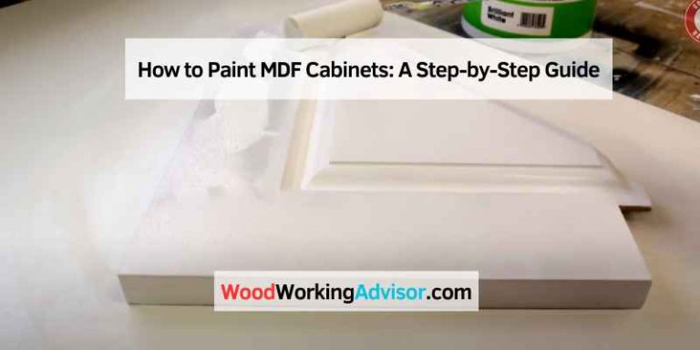 How to Paint MDF Cabinets