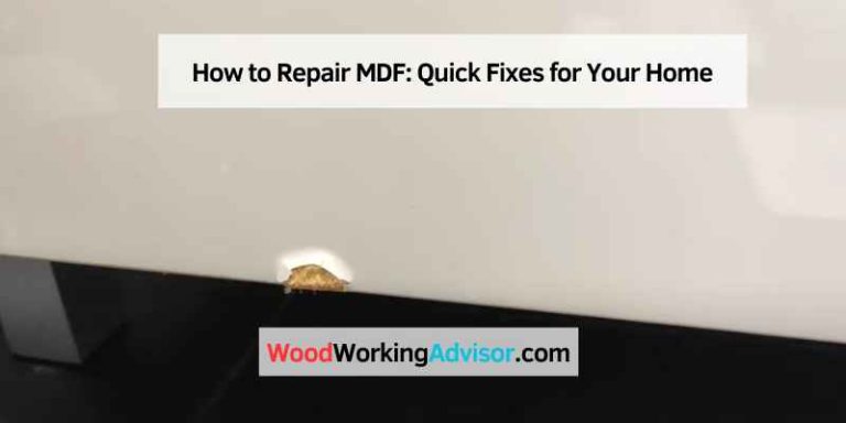 How to Repair MDF