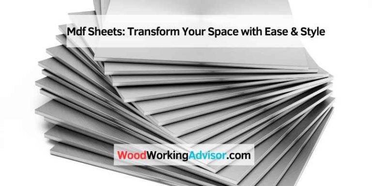 Mdf Sheets