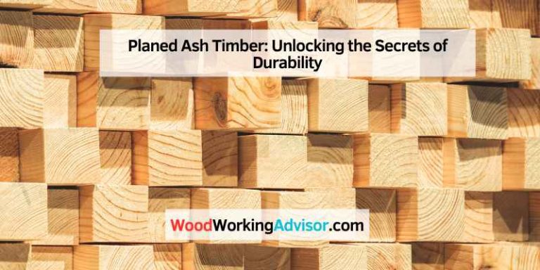 Planed Ash Timber