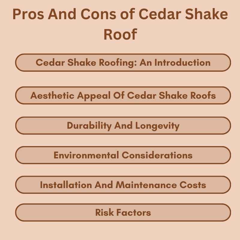 Pros And Cons of Cedar Shake Roof