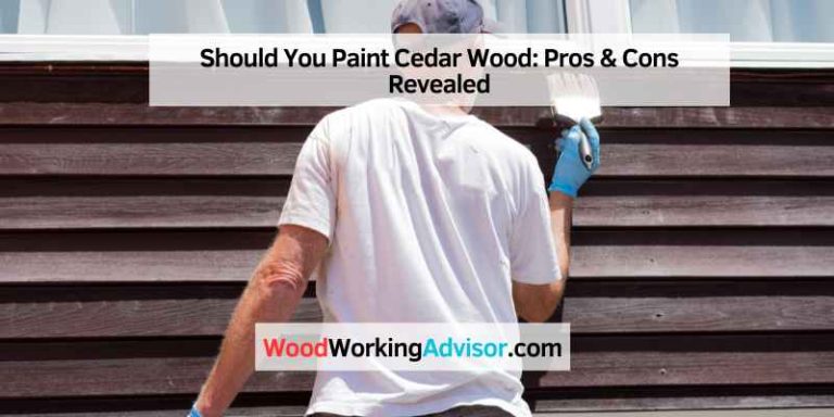 Should You Paint Cedar Wood