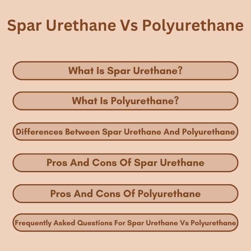 Spar Urethane Vs Polyurethane
