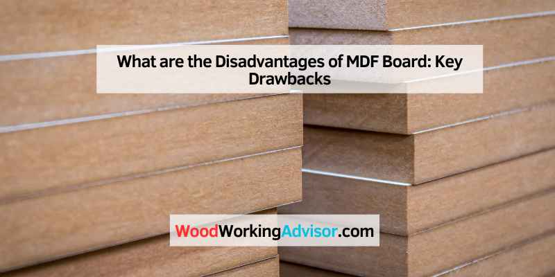 What are the Disadvantages of MDF Board