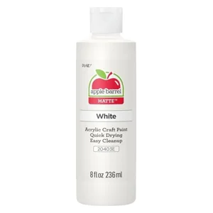 Apple Barrel Acrylic Paint in Assorted Colors (8 Ounce), 20403 White