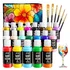 Artme stained glass paint set with six brushes included