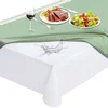 Heat resistant vinyl table protector pad with flannel backing