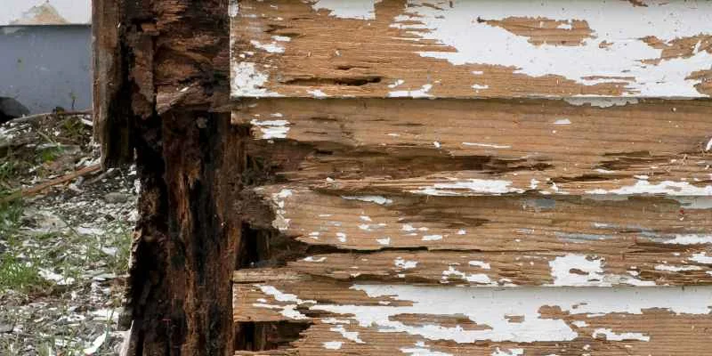 Common signs of wood decay
