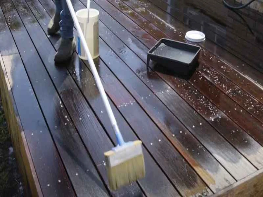 Removing tung oil finish from wood