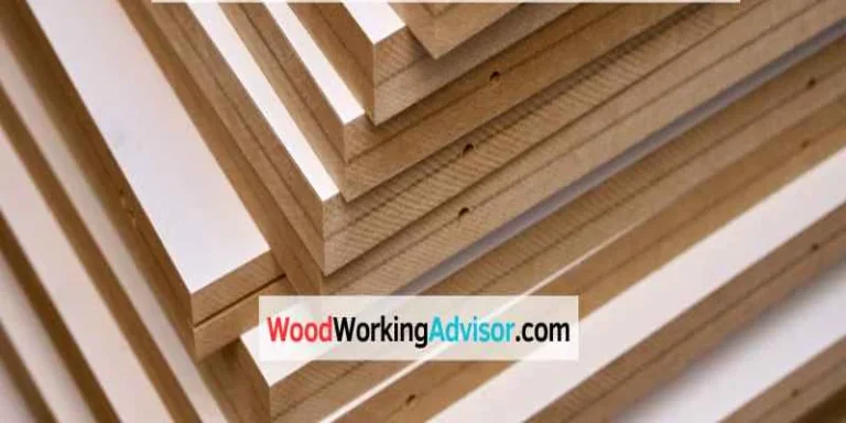 Stack of MDF board sheets