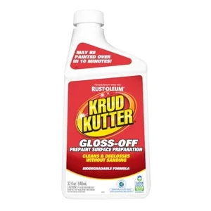 Krud Kutter Gloss-Off Prepaint Surface Preparation Cleaner bottle, no-sanding liquid deglosser