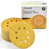 Aiyard 5-inch 80-grit hook-and-loop sanding discs, 50-pack