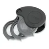 Carson TriView 5x/10x/15x folding loupe magnifier